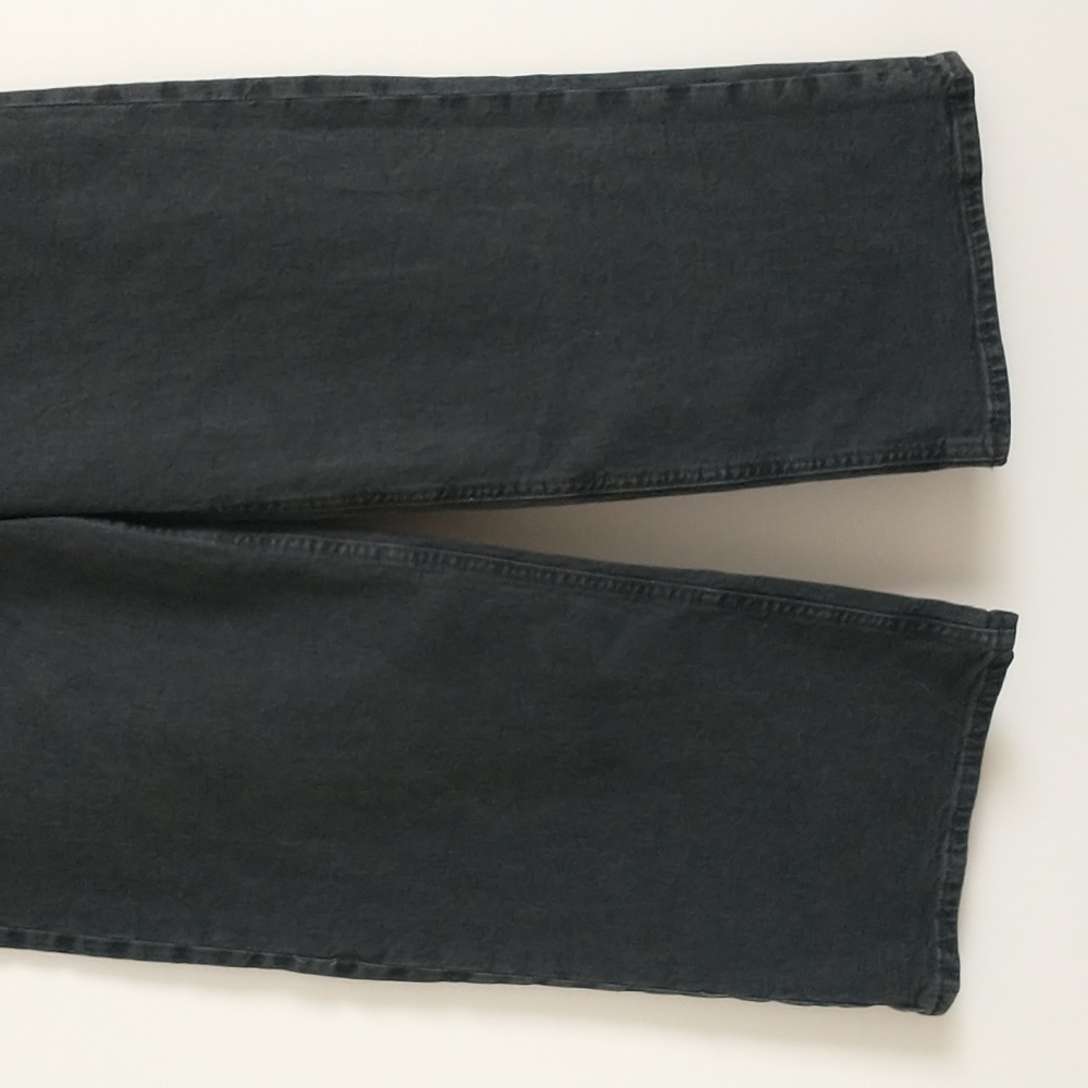 H&M Black Or Dark Gray Wide Leg Women's Jeans - Picture 5 of 14
